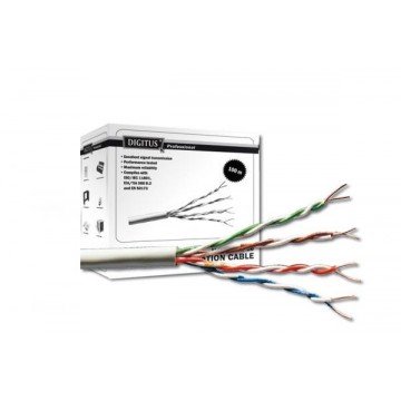 CABLE UTP CAT 5e SOLIDO BOBINA 100M GRIS