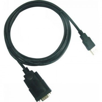 CABLE CONVERTIDOR USB 2.0 A PUERTO SERIE DB-9 (RS232). CABLE USB INCLUIDO 80CM