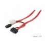 CABLE SATA + MOLEX PARA MINI SATA DATOS Y ALIMENTACION 50 CM