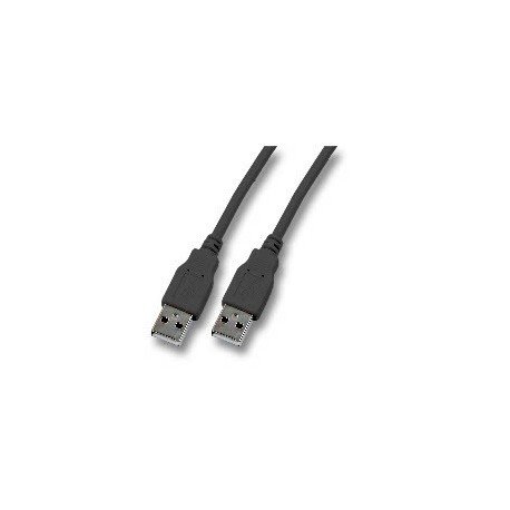 CABLE USB A MACHO A MACHO 1.8 M NEGRO