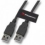 CABLE PHOENIX USB A MACHO A MACHO 2M NEGRO