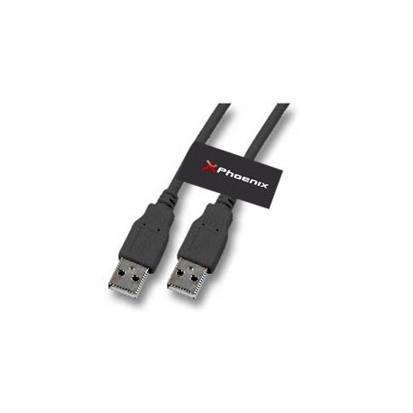 CABLE PHOENIX USB A MACHO A MACHO 2M NEGRO