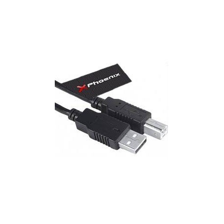 CABLE PHOENIX USB A MACHO B MACHO 5M NEGRO