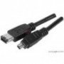 CABLE FIRE WIRE - MINI FIREWIRE 6PM/4PM 2m