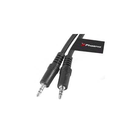 CABLE PHOENIX AUDIO JACK 3.5 MACHO MACHO 3M