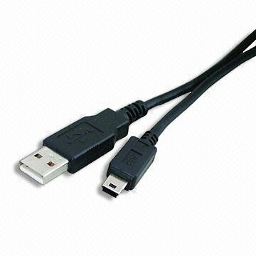 CABLE USB MACHO A MINI USB MACHO 5 METROS NEGRO