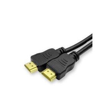 CABLE HDMI 1.4 MACHO MACHO CONEXION ORO 3M NEGRO