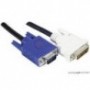 CABLE MONITOR DVI SIMPLE A VGA MACHO MACHO 3M