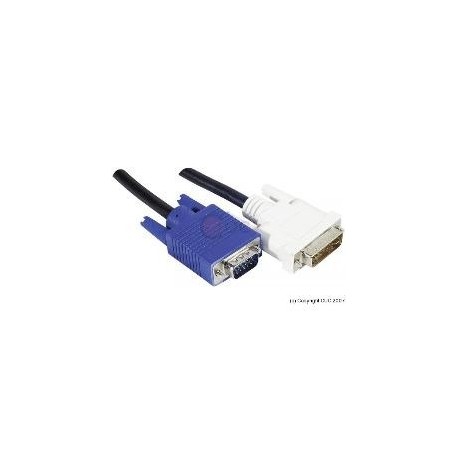 CABLE MONITOR DVI SIMPLE A VGA MACHO MACHO 3M