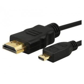 CABLE HDMI 1.4 MACHO A MICRO HDMI MACHO 2M
