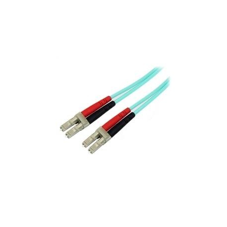 CABLE FIBRA OPTICA DUPLEX MULTIMODO OM3 50/125 LC/LC LIBRE DE HALOGENOS 10M