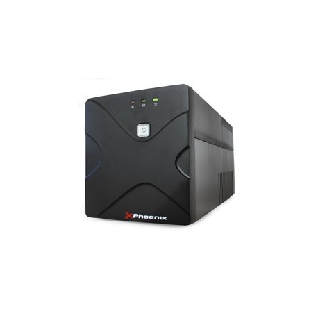 SAI UPS PHOENIX 1000VA/600W ESTABILIZADOR DE TENSION FUNCION DE ARRANQUE EN FRIO 2 BATERIAS