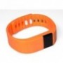 PULSERA QUE MONITORIZA ACTIVIDAD Y SUEÑO ONEX / NARANJA / RELOJ DIGITAL / BLUETOOTH 4.0 / NOTIFICACION DE LLAMADA Y MENSAJE