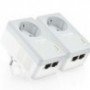 PACK X2 ADAPTADORES DE RED LINEA ELECTRICA 500MBPS POWER LINE CON ENCHUFE TP-LINK