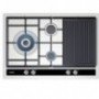 PLACA DE GAS SIEMENS EC845XB90E ENCASTRE 75cm 4 QUEMADORES WOK PARRILLA ACERO INOX.