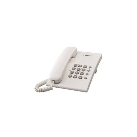 TELEFONO SOBREMESA PANASONIC KX-TS500EXW BLANCO BASICO