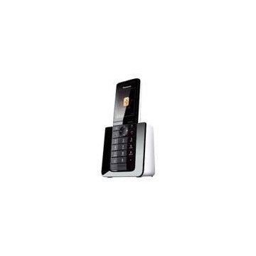 TELEFONO INALAMBRICO DIGITAL DECT PANASONIC KX-PRS110SPW DISEÑO PREMIUM LCD ILUMINADO BLANCO