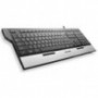 TECLADO CHERRY EASY HUB JK-0100 CON HUB USB ULTRASILENCIOSO NEGRO / PLATA ULTRASILENCIOSO USB