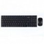 COMBO TECLADO INGLES MULTIMEDIA PHOENIX ULTRA FINO NEGRO + RATON INALAMBRICO PHOENIX 2.4Ghz 1000-2000 DPI NEGRO