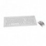 TECLADO + RATON CHERRY JK-0300ES INALAMBRICO BLANCO / PLATA ULTRASILENCIOSO