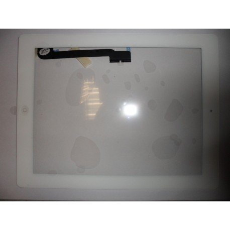 REPUESTO PANTALLA TACTIL APPLE IPAD 4 BLANCO CON MARCO