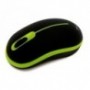 MOUSE RATON OPTICO PHOENIX WIRELESS INALAMBRICO RECEPTOR USB 2.4Ghz 800-1000 DPI VERDE