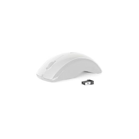 MOUSE RATON OPTICO PHOENIX WIRELESS INALAMBRICO NANO RECEPTOR 2.4GHZ 800-1600DPI BLANCO
