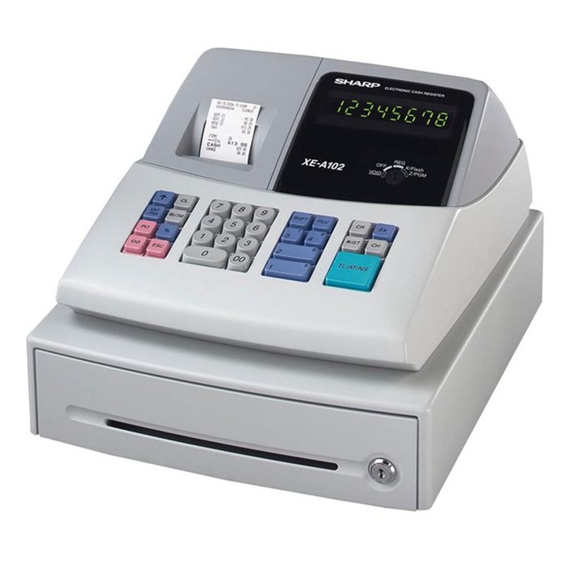 absorción Resignación cheque Caja Registradora Sharp XE-A102