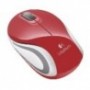 MOUSE LOGITECH WIRELESS M187 OPTICO ROJO 2.4GHZ MINI