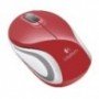 MOUSE LOGITECH WIRELESS M187 OPTICO ROJO 2.4GHZ MINI