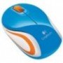MOUSE LOGITECH WIRELESS M187 OPTICO AZUL 2.4GHZ MINI