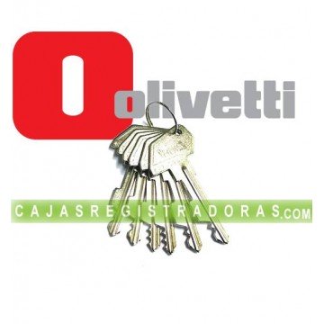 Llaves para Caja Registradora Olivetti - Recambio