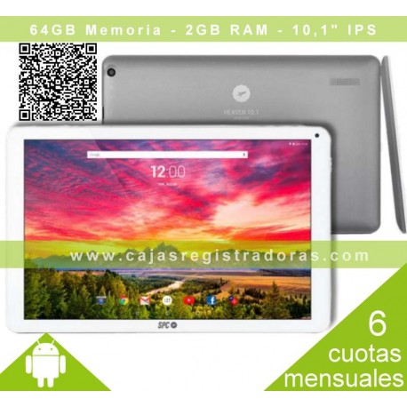 Tablet 10,1" SPC IPS Heaven QC 2GB 1.3GHz 64GB B/P 