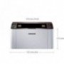 IMPRESORA SAMSUNG LASER MONOCROMO SL-M2022W A4/ 20PPM/ 128MB/ USB 2.0/ 150 HOJAS/ BOTON IMPRESION PANTALLA/ WIFI/ NFC