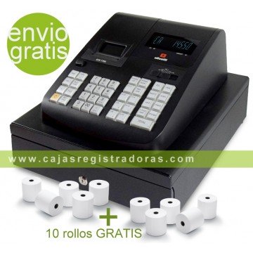 Caja Registradora Olivetti ECR 7790 + 10 Rollos Térmicos 