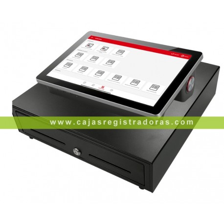 TPV 10,1" con impresora y visor + Licencia Factory POS + Cajón TPV