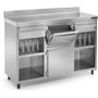 Mueble cafetero INOX - 2000 x 600 x 1050 mm - Maquinaria Bar Hostelería