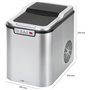 Clatronic EWB 3526 máquina de cubo de hielo 15 kg/24h 150 W Plata, Preparador de cubitos de hielo
